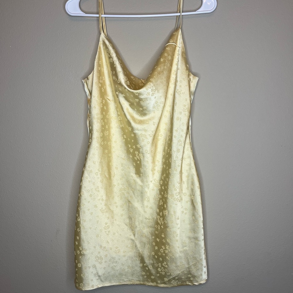 Yellow/Gold Slip Dress